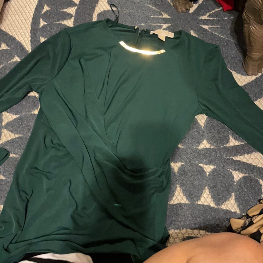 Green dressy shirt